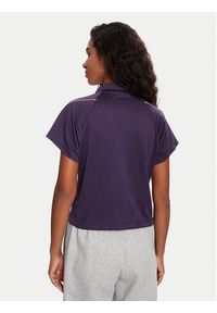 Adidas - adidas Polo Stadium 3-Stripes Tennis Inspired Jacquard JY3426 Fioletowy Regular Fit. Typ kołnierza: polo. Kolor: fioletowy. Materiał: syntetyk #5
