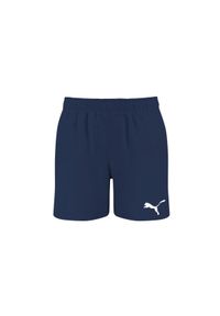 Kąpielówki męskie Puma Mid Shorts. Kolor: niebieski. Materiał: poliester