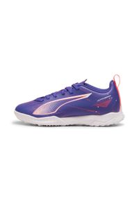 Dziecięce buty piłkarskie Puma Ultra 5 Play TT. Okazja: na co dzień. Kolor: niebieski. Materiał: syntetyk. Sport: piłka nożna #1