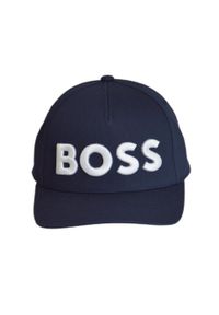 BOSS - Czapka z daszkiem Hugo Boss Sevile 6 Baseball Cap Navy Granatowa - 50495132-404. Kolor: niebieski