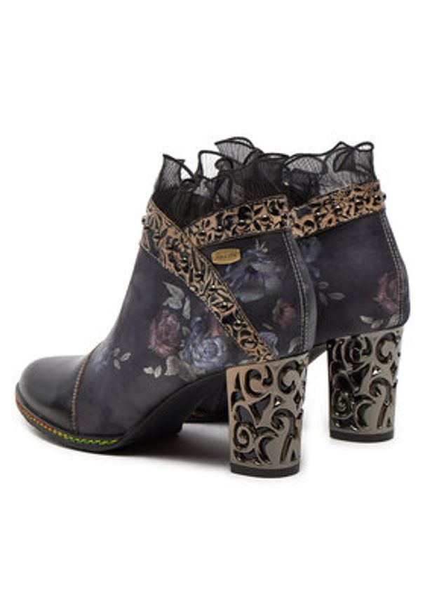 Laura Vita Botki Ledao 11 Czarny. Kolor: czarny. Materiał: skóra