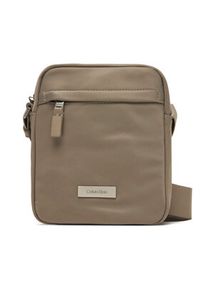 Calvin Klein Saszetka Sleek Reporter LV04D3180G Beżowy. Kolor: beżowy. Materiał: materiał #4