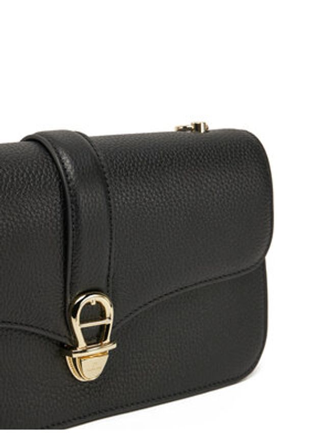 Aigner Torebka 132412 Czarny. Kolor: czarny. Materiał: skórzane