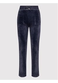 Juicy Couture Spodnie dresowe Del Ray JCAP180 Granatowy Regular Fit. Kolor: niebieski. Materiał: dresówka, syntetyk #4