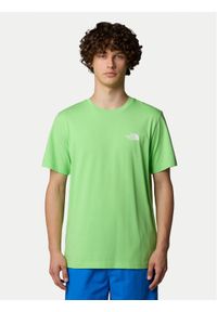 The North Face T-Shirt SS Simple Dome NF0A87NG Zielony Regular Fit. Kolor: zielony. Materiał: bawełna