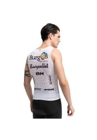 SIROKO - Męska kolarska podkoszulka potówka Burgos Burpellet BH x Siroko Siroko BBBH BL. Kolor: biały. Materiał: tkanina, skóra. Sport: kolarstwo #2