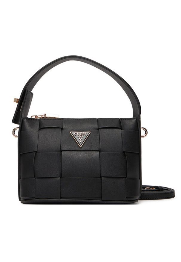 Guess Torebka Maylee Mini HWWG96 61720 Czarny. Kolor: czarny. Materiał: skórzane