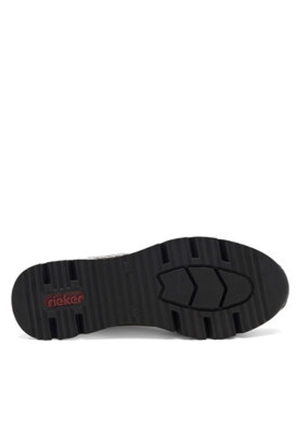 Rieker Sneakersy N6352-60 Beżowy. Kolor: beżowy. Materiał: materiał