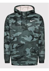 Nike Bluza techniczna Camo Training DD1757 Zielony Regular Fit. Kolor: zielony. Materiał: syntetyk