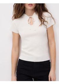 Reserved - Bluza z wiskozą - złamana biel. Materiał: wiskoza #1