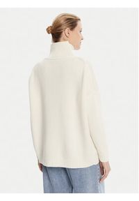 Weekend Max Mara Golf Borgia 2525366112 Écru Relaxed Fit. Typ kołnierza: golf. Materiał: wełna #4