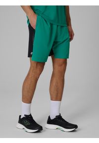 4f - 4F Spodenki do biegania szybkoschnące męskie - zielone M. Kolor: zielony. Długość: długie. Sport: bieganie #2