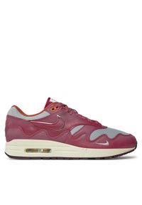 Nike Sneakersy Air Max 1 Patta Waves DO9549 001 Bordowy. Kolor: czerwony. Materiał: skóra. Model: Nike Air Max