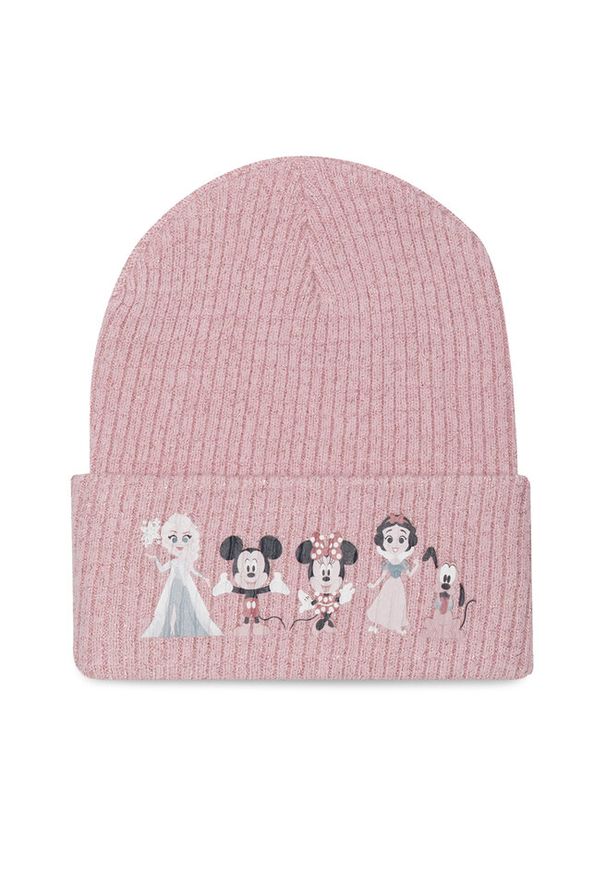 Czapka Disney 100. Kolor: różowy. Wzór: motyw z bajki