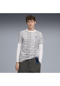 Puma - Męska koszulka Essentials Logo Lab PUMA White. Kolor: biały. Sport: fitness