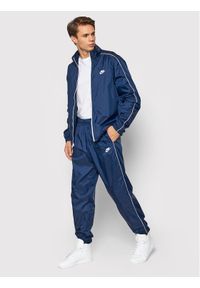 Nike Dres Sportswear BV3030 Granatowy Loose Fit. Kolor: niebieski. Materiał: syntetyk, dresówka #1