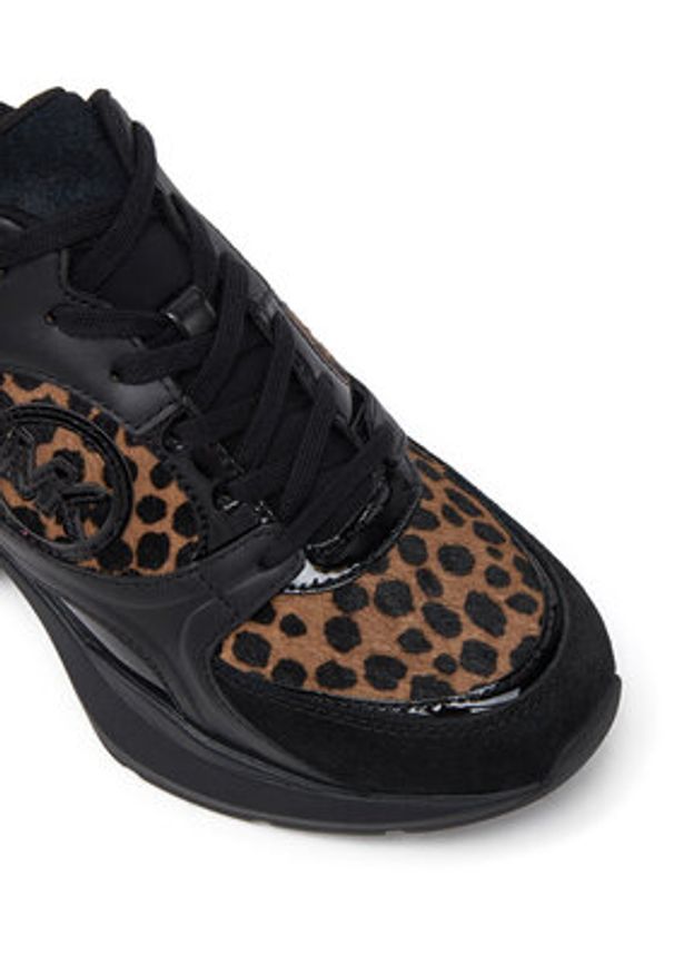 Michael Kors Sneakersy Zuma Trainer 43R5ZUFS1H Czarny. Kolor: czarny. Materiał: skóra