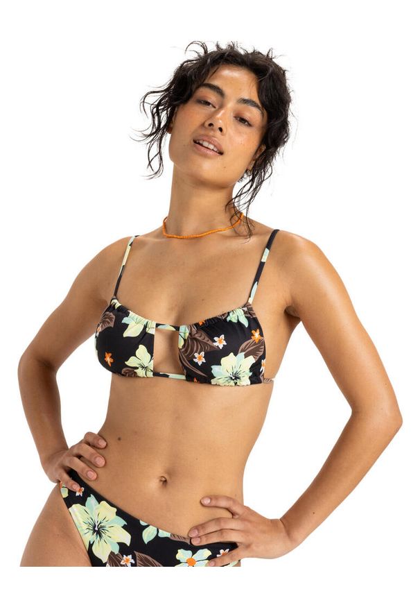 Roxy - Stanik bikini typu bralette dla Kobiety PT BEACH CLASSICS Czarny. Kolor: czarny. Materiał: elastan, poliester, materiał