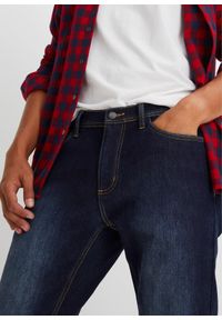 bonprix - Dżinsy termiczne regular fit, prosta nogawka, z ocieplaną stroną wewnętrzną. Kolor: niebieski #2