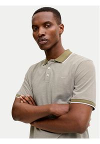 Jack & Jones Polo Blualves 12274681 Zielony Regular Fit. Typ kołnierza: polo. Kolor: zielony. Materiał: bawełna #7