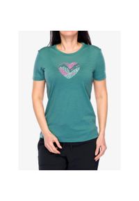 Koszulka merino damska CMP Blaze T-Shirt. Kolor: zielony