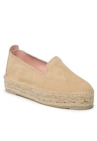 Manebi Espadryle Double Sole Espadrilles K 1.1 D0 Beżowy. Kolor: beżowy. Materiał: skóra, zamsz #2