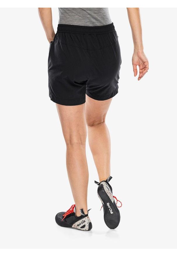 Spodenki wspinaczkowe damskie Mammut Massone Sport Shorts. Kolor: czarny. Długość: krótkie