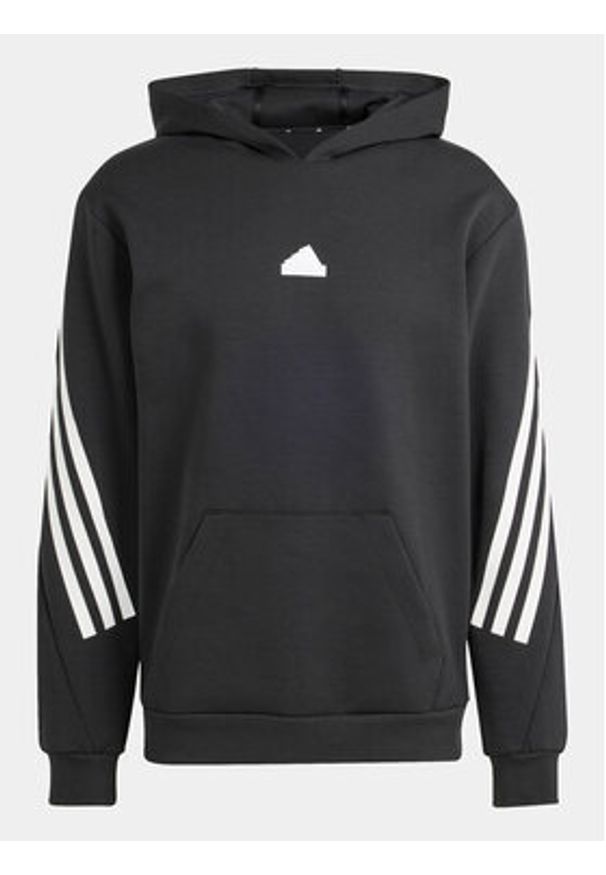 Adidas - adidas Bluza Future Icons 3-Stripes IN1841 Czarny Relaxed Fit. Kolor: czarny. Materiał: bawełna, syntetyk