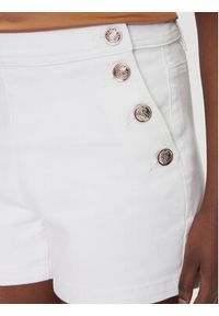 Morgan Szorty jeansowe 241-SHIVAL1 Biały Slim Fit. Kolor: biały. Materiał: syntetyk #5