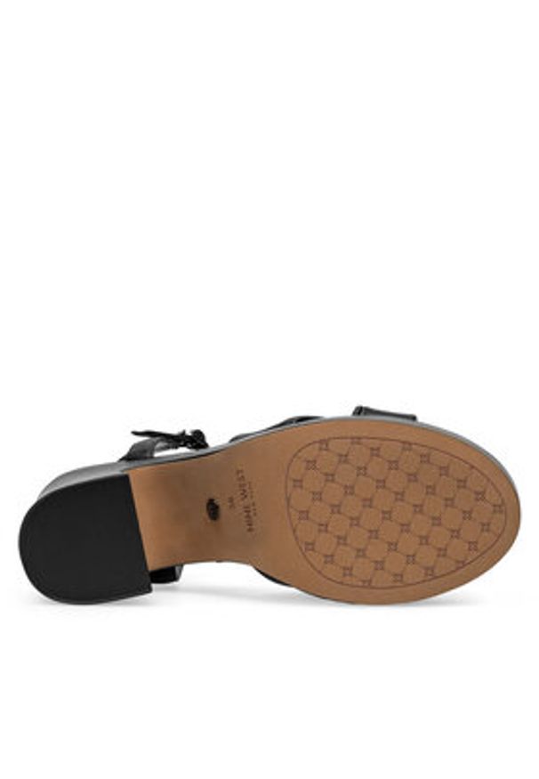 Nine West Sandały WFA2634-1 Czarny. Kolor: czarny. Materiał: syntetyk