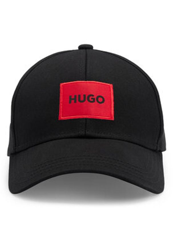 Hugo Czapka z daszkiem 50492745 Czarny. Kolor: czarny. Materiał: bawełna