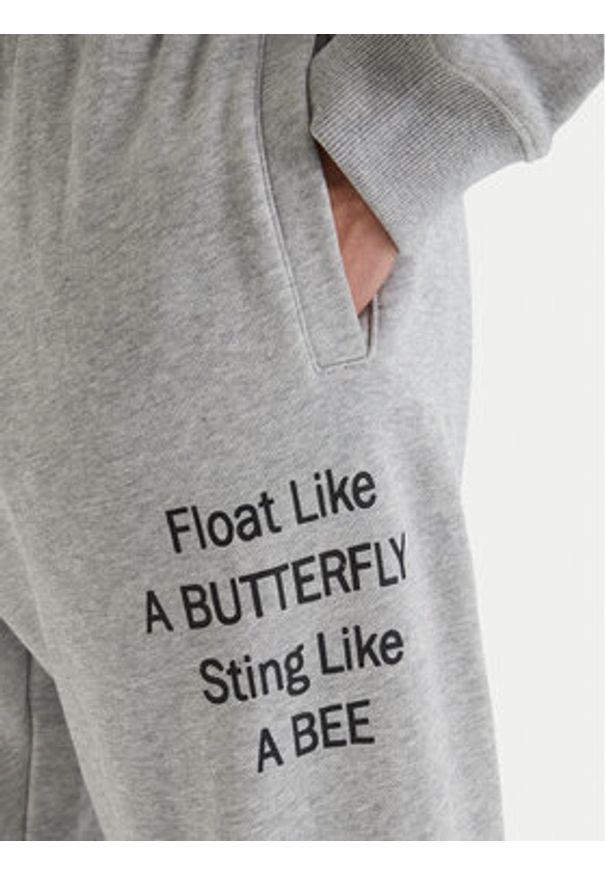 RVCA Spodnie dresowe Va X Ali 23A123500 Szary Relaxed Fit. Kolor: szary. Materiał: bawełna