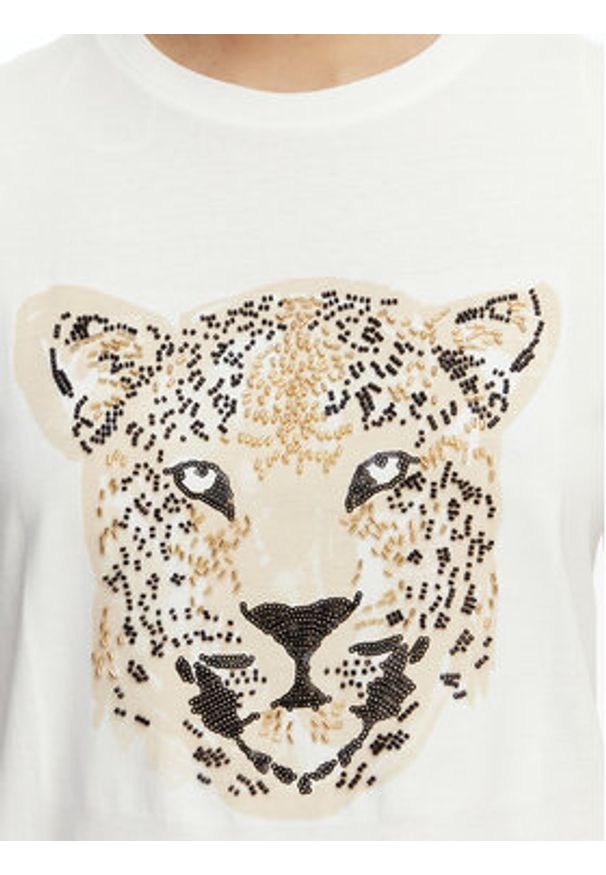 LOLA CASADEMUNT T-Shirt MS2615009 Biały Regular Fit. Kolor: biały. Materiał: bawełna