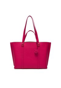 Pinko Torebka Carrie Shopper Bag . PE 24 PLTT 102832 A1LF Różowy. Kolor: różowy. Materiał: skórzane