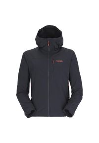 Kurtka softshell męska Rab Torque. Kolor: wielokolorowy. Materiał: softshell. Sport: turystyka piesza