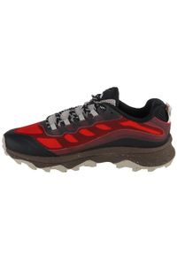 Buty do chodzenia Męskie Merrell Merrell Moab Speed. Kolor: czerwony, wielokolorowy, czarny. Materiał: guma, materiał, syntetyk, tkanina. Sport: turystyka piesza