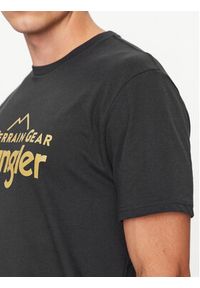 Wrangler T-Shirt Logo 112341249 Czarny Regular Fit. Kolor: czarny. Materiał: bawełna, syntetyk #5