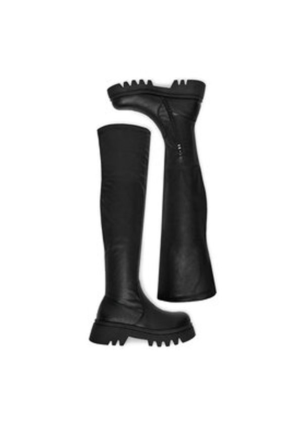 DeeZee Kozaki 13226-7 Czarny. Kolor: czarny. Materiał: syntetyk, materiał
