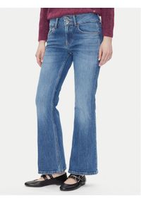 Pepe Jeans Jeansy PL204877 Niebieski Flare Fit. Kolor: niebieski