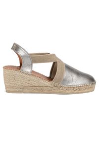 Espadryle Toni Pons. Kolor: srebrny