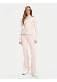 Guess Bluza V5RP17 KCD02 Różowy Regular Fit. Kolor: różowy. Materiał: syntetyk
