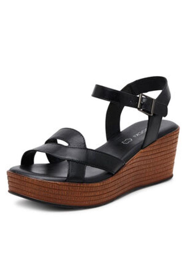 Lasocki Sandały WI16-NYASA-03 Czarny. Kolor: czarny. Materiał: skóra