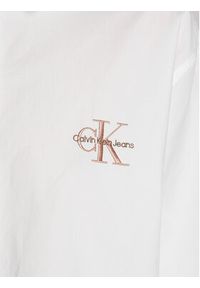 Calvin Klein Jeans Koszula J20J220515 Biały Regular Fit. Kolor: biały. Materiał: bawełna
