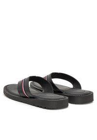 TOMMY HILFIGER - Tommy Hilfiger Japonki Core Hilfiger Toe Post Lh Sandal FM0FM05416 Czarny. Kolor: czarny. Materiał: skóra #4