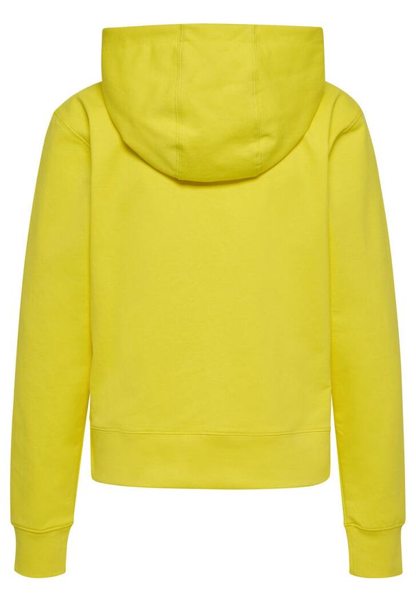 Damska bluza dresowa z kapturem Hummel Go 2.0. Typ kołnierza: kaptur. Kolor: żółty. Materiał: dresówka. Sport: fitness