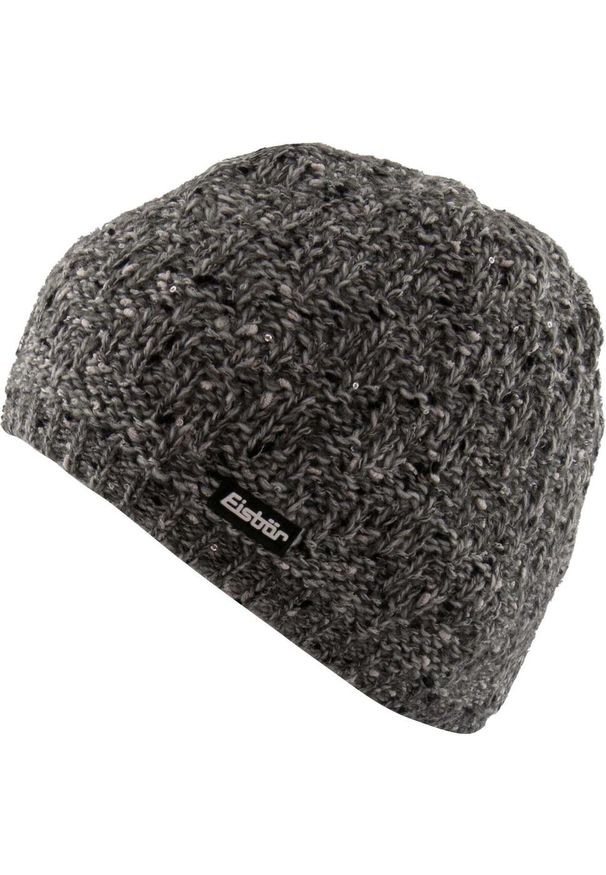 Eisbar - Damska czapka zimowa Eisbär Tilia szara, 48 cm. Kolor: szary. Materiał: polar. Sezon: zima. Styl: sportowy