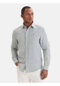 Tommy Jeans Koszula DM0DM22755 Zielony Regular Fit. Kolor: zielony. Materiał: bawełna #1