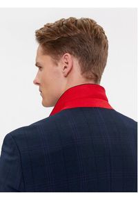 Hugo - HUGO Garnitur Arti/Hesten241V1X 50509450 Granatowy Extra Slim Fit. Kolor: niebieski. Materiał: syntetyk #12