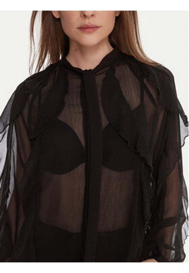 only - ONLY Koszula Taryn 15360696 Czarny Regular Fit. Kolor: czarny. Materiał: syntetyk
