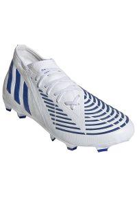 Adidas - Buty piłkarskie adidas Predator Edge.2 Fg M GW2269 białe białe. Zapięcie: sznurówki. Kolor: biały. Materiał: guma, syntetyk. Sport: piłka nożna